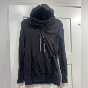 lululemon athletica Black Long Sleeve Hoodie Top